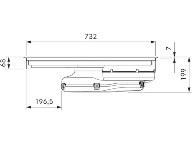 Inductie kookplaat met afzuiging, bora, pura pure, zwart - afbeelding 5 van  5