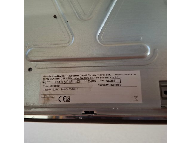 Inductie kookplaat, siemens, hmi50id2 - afbeelding 7 van  9