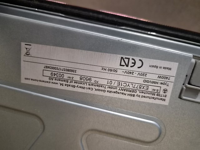 Inductie kookplaat, siemens, hmiv01d - afbeelding 3 van  4