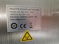 Inductiekookplaat - rubbens - inc-3500 - 230v - afbeelding 2 van  2