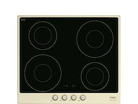 Inductiekookplaat smeg, cortina si764pom, crème - afbeelding 1 van  2