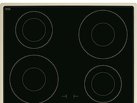 Inductiekookplaat, smeg, cortina si764pom, crème - afbeelding 1 van  2