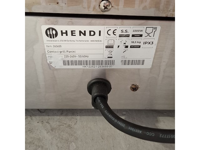 Inductieplaat en contactgrill, o.a aeg / hendi - afbeelding 8 van  10