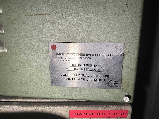 Inductotherm - 2001 - gietmachine - afbeelding 33 van  34