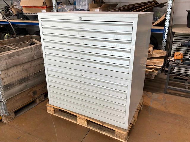 Indufec gereedschapkast / lade kast (2x) - afbeelding 1 van  6