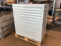 Indufec gereedschapkast / lade kast (2x) - afbeelding 1 van  6