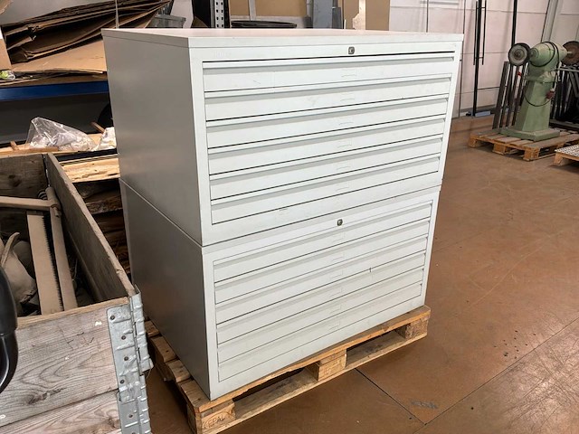 Indufec gereedschapkast / lade kast (2x) - afbeelding 2 van  6
