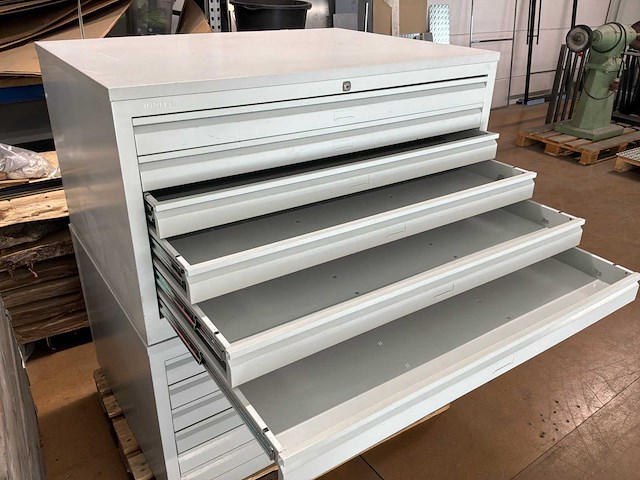 Indufec gereedschapkast / lade kast (2x) - afbeelding 5 van  6