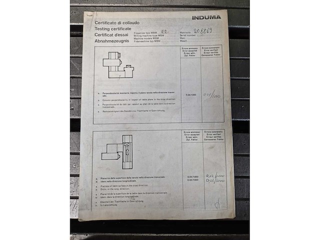 Induma - mbm-22 - bedfreesmachine met heidenhain tnc 355 - afbeelding 30 van  30