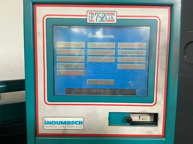 Indumasch - hp 750 cnc/z - punch nibbling machines - 1999 - afbeelding 17 van  18