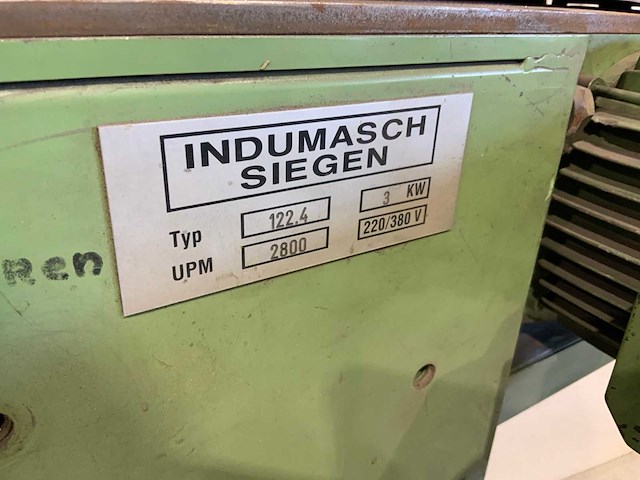 Indumasch siegen 122.4 backstand schuurmachine - afbeelding 4 van  10