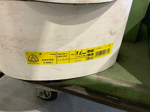 Indumasch siegen 122.4 backstand schuurmachine - afbeelding 6 van  10