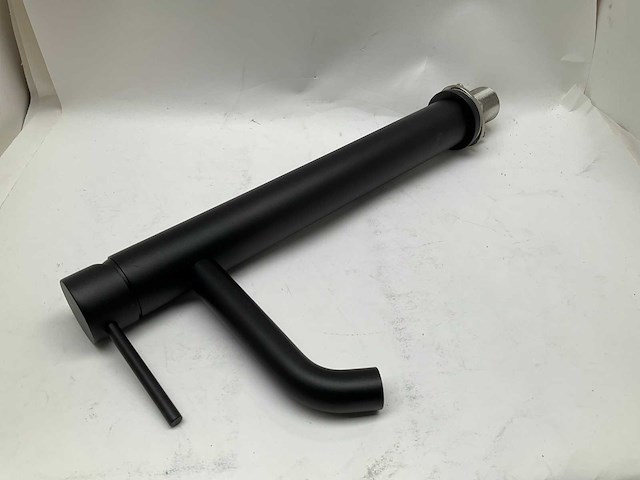 Industrial taps wastafelmengkraan hoog model gestructureerd mat zwart - afbeelding 7 van  9