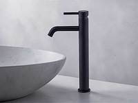 Industrial taps wastafelmengkraan hoog model gestructureerd mat zwart - afbeelding 1 van  9