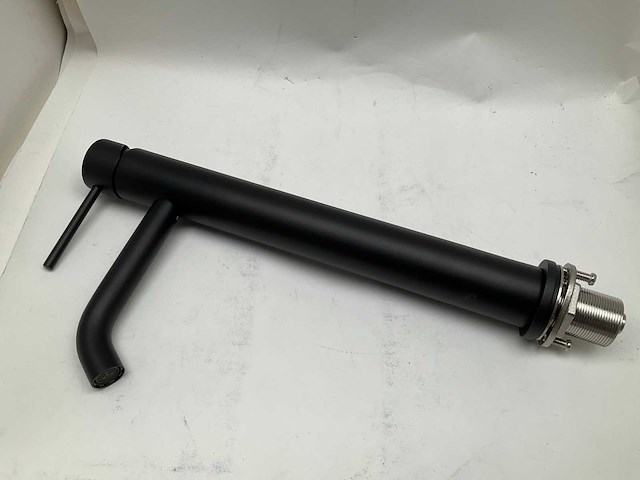 Industrial taps wastafelmengkraan hoog model gestructureerd mat zwart - afbeelding 2 van  9