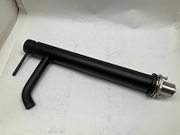 Industrial taps wastafelmengkraan hoog model gestructureerd mat zwart - afbeelding 2 van  9