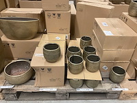 Industrieel gouden bloempotten - afbeelding 5 van  27