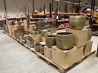 Industrieel gouden bloempotten - afbeelding 1 van  27