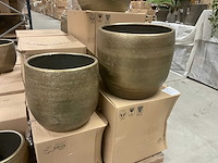 Industrieel gouden bloempotten - afbeelding 14 van  27