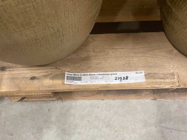 Industrieel gouden bloempotten - afbeelding 22 van  27