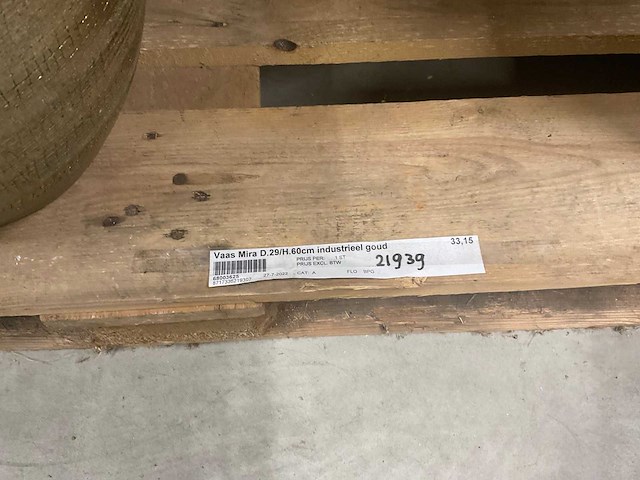 Industrieel gouden bloempotten - afbeelding 23 van  27