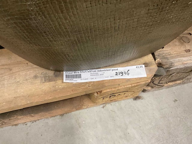 Industrieel gouden bloempotten - afbeelding 24 van  27