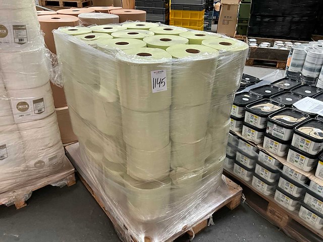 Industrieel poetspapier - patij papierrollen - afbeelding 1 van  5
