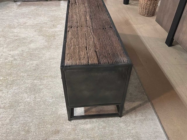 Industrieel tv meubel - afbeelding 8 van  9