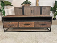 Industrieel tv meubel - afbeelding 6 van  9