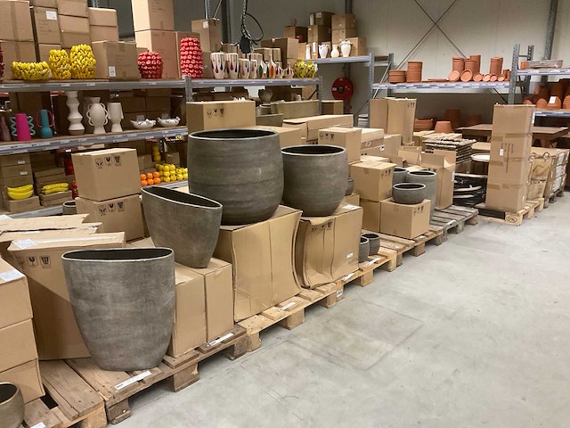 Industrieel wit bloempotten - afbeelding 6 van  13