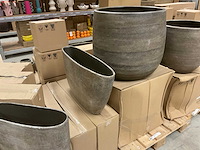 Industrieel wit bloempotten - afbeelding 9 van  13