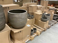 Industrieel wit bloempotten - afbeelding 12 van  13