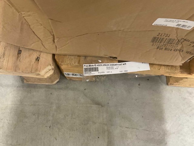 Industrieel wit bloempotten - afbeelding 13 van  13