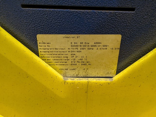 Industriële acculader, indatron st - afbeelding 9 van  9
