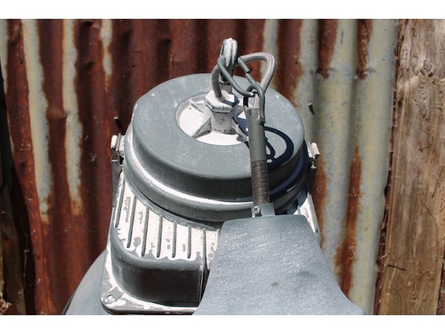 Industriele aluminium hanglamp - afbeelding 8 van  11