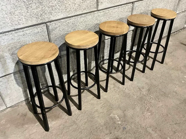 Industriële barkruk (5x) - afbeelding 4 van  4