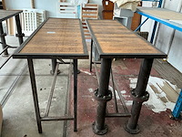 Industriële bartafel (2x) - afbeelding 5 van  5