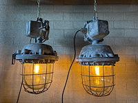 Industriele design hanglamp (3x) - afbeelding 1 van  3