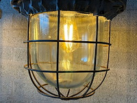 Industriele design hanglamp (3x) - afbeelding 4 van  4
