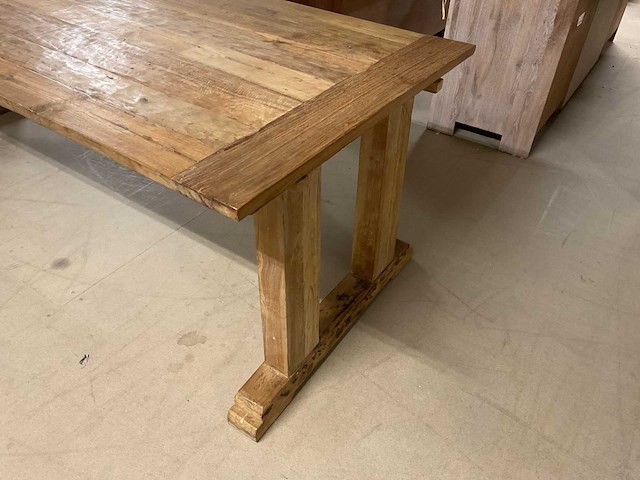 Industriële eetkamertafel - afbeelding 6 van  15