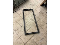 Industriële eikenhouten wandtafel - afbeelding 3 van  11