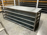 Industriële geconstrueerde tafel (3x)