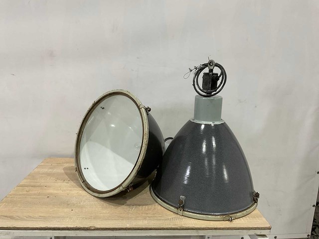 Industriële hanglamp (2x) - afbeelding 2 van  6