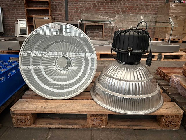 Industriële hanglamp (2x) - afbeelding 1 van  3