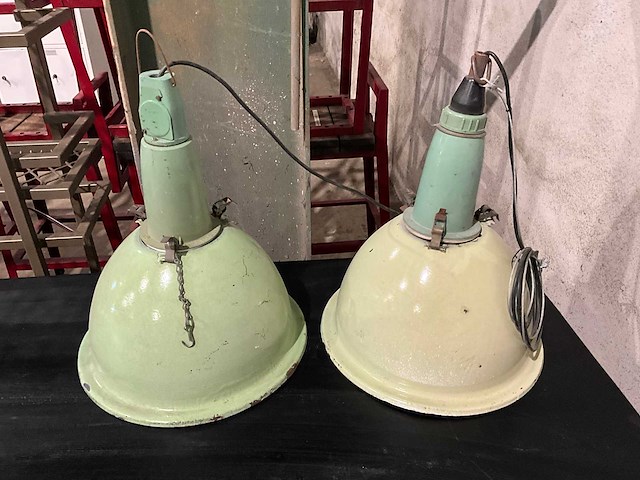 Industriële hanglamp (2x) - afbeelding 1 van  1