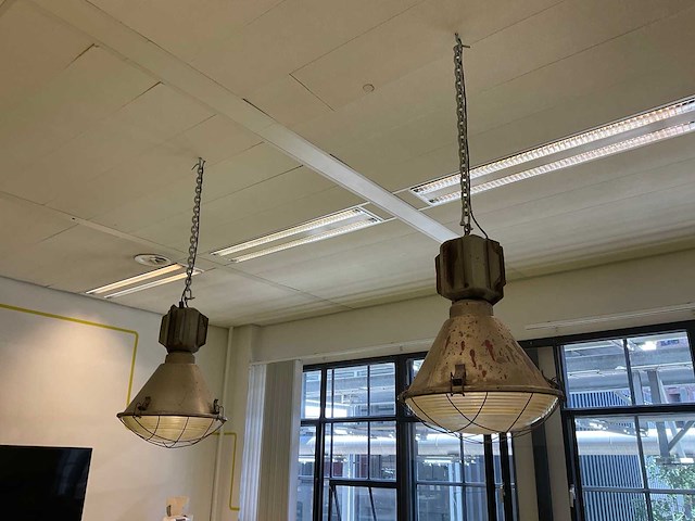 Industriële hanglamp (2x) - afbeelding 1 van  2