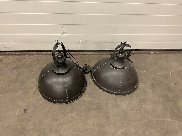 Industriele hanglamp (2x) - afbeelding 1 van  1