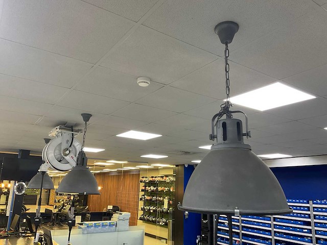 Industriële hanglamp (3x) - afbeelding 2 van  6