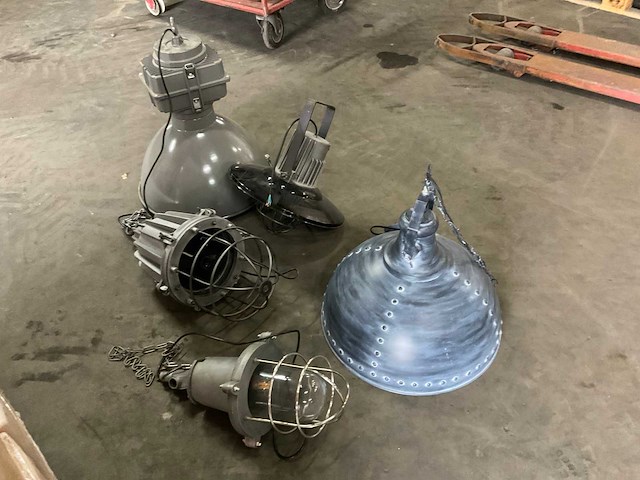Industriële hanglamp (5x) - afbeelding 2 van  8