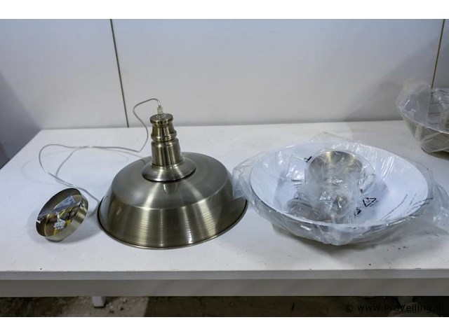 Industriële hanglampen - 2 stuks - afbeelding 1 van  5